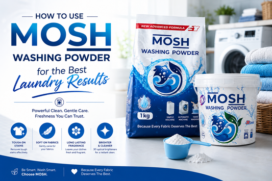 How to Use Mosh Washing Powder for the Best Laundry Results