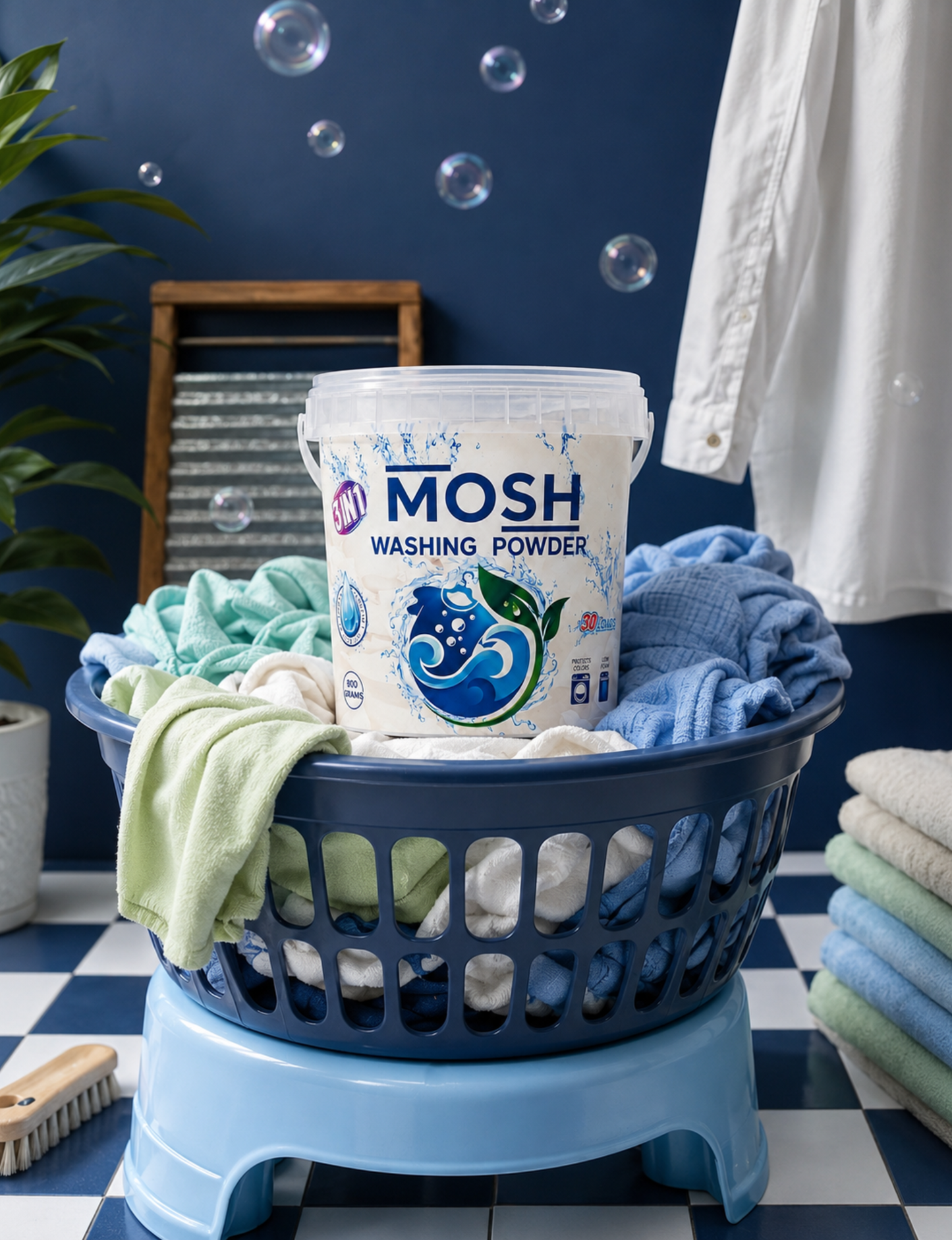 Mosh Washing Powder – 800 gms Detergent for Tough Stains