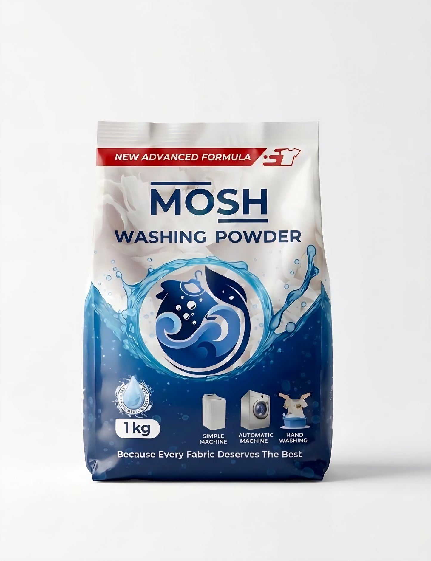 Mosh Washing Powder – 1 kg Detergent for Tough Stains